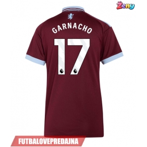 Lacne Ženy Futbalové dres Aston Villa Alejandro Garnacho #17 2026-27 Krátky Rukáv - Domáci